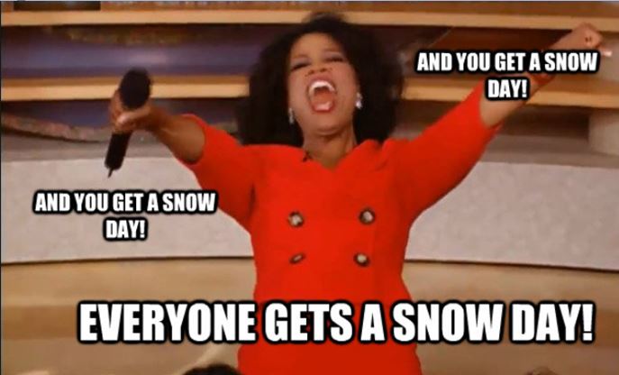 Grown up Woe – No Snow Days